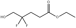 Ethyl4,4-difluoro-5-hydroxypentanoate Structure