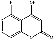 4-羟基-5-氟-2H-色烯-2-酮结构式