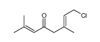 8-chloro-2,6-dimethylocta-2,6-dien-4-one结构式