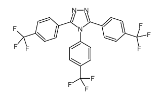 3,4,5-tris[4-(trifluoromethyl)phenyl]-1,2,4-triazole Structure