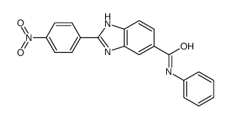 2-(4-nitrophenyl)-N-phenyl-3H-benzimidazole-5-carboxamide Structure