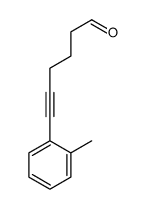 6-(2-methylphenyl)hex-5-ynal结构式
