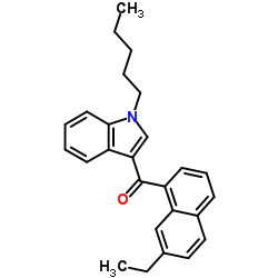 1-Pentyl-3-(4-ethyl-1-naphthoyl)indole Structure