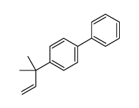 1-(2-methylbut-3-en-2-yl)-4-phenylbenzene结构式