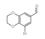 8-Bromo-2,3-dihydro-1,4-benzodioxine-6-carbaldehyde Structure