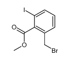 2-(溴甲基)-6-碘苯甲酸甲酯结构式