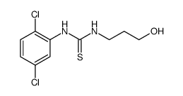 Thiourea, N-(2,5-dichlorophenyl)-N'-(3-hydroxypropyl) Structure