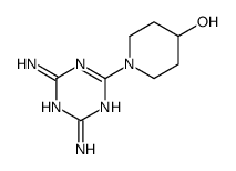 1-(4,6-二氨基-1,3,5-三氮杂-2-基)-4-哌啶醇结构式