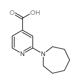 2-(氮杂环庚烷-1-基)异烟酸结构式