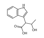 Indole-3-acetic acid,-alpha--(1-hydroxyethyl)- (7CI) Structure