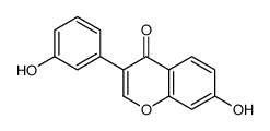 7-hydroxy-3-(3-hydroxyphenyl)chromen-4-one结构式