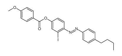 [4-[(4-butylphenyl)diazenyl]-3-iodophenyl] 4-methoxybenzoate结构式