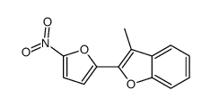 3-methyl-2-(5-nitrofuran-2-yl)-1-benzofuran结构式