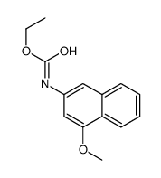 ethyl N-(4-methoxynaphthalen-2-yl)carbamate结构式