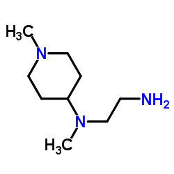 N-Methyl-N-(1-methyl-4-piperidinyl)-1,2-ethanediamine Structure