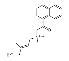 N,N,3-trimethyl-N-(2-(naphthalen-1-yl)-2-oxoethyl)but-2-en-1-aminium bromide结构式
