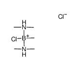 bis(dimethylamine)chlor(methyl)boronium chloride Structure