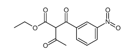ethyl 2-(3-nitrobenzoyl)-3-oxobutanoate结构式