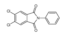 5,6-dichloro-2-phenylisoindole-1,3-dione结构式