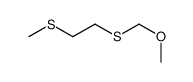 1-(methoxymethylsulfanyl)-2-methylsulfanylethane结构式