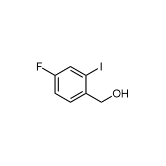 (4-氟-2-碘苯基)甲醇结构式