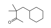 4-cyclohexyl-3,3-dimethylbutan-2-one结构式