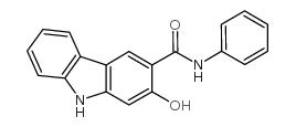 2-羟基咔唑-3-甲酰苯胺结构式