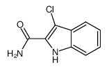 3-chloro-1H-indole-2-carboxylic acid amide结构式