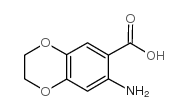 7-氨基-2,3-二氢-1,4-苯并二恶英-6-羧酸结构式