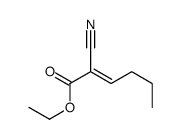 ethyl (E)-2-cyanohex-2-enoate Structure