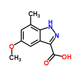 5-Methoxy-7-methyl-1H-indazole-3-carboxylic acid Structure