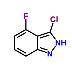 3-Chloro-4-fluoro-2H-indazole structure