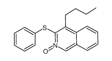 4-butyl-3-(phenylthio)isoquinoline N-oxide Structure