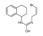 1-[(E)-3-bromoprop-2-enyl]-3-(1,2,3,4-tetrahydronaphthalen-1-yl)urea Structure
