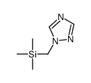 trimethyl(1,2,4-triazol-1-ylmethyl)silane结构式