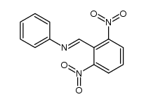 (2,6-dinitro-benzyliden)-aniline结构式
