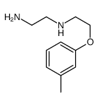 N'-[2-(3-methylphenoxy)ethyl]ethane-1,2-diamine结构式