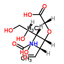 N-乙酰胞壁酸结构式