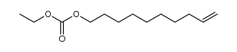 carbonic acid ethyl ester-dec-9-enyl ester Structure