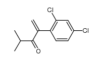 2-(2,4-dichlorophenyl)-4-methylpent-1-en-3-one结构式