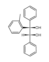 (1RS,2RS)-1,2-diphenyl-1-o-tolyl-ethane-1,2-diol结构式