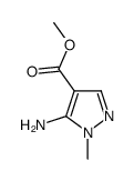 METHYL 5-AMINO-1-METHYL-1H-PYRAZOLE-4-CARBOXYLATE structure