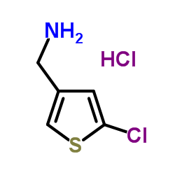5-氯-3-噻吩甲胺盐酸盐结构式