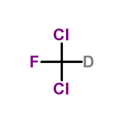 Dichloro(fluoro)(2H)methane Structure