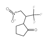 2-(1-三氟甲基-2-硝基乙基)环戊酮结构式