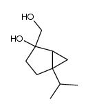 thujane-4,10-diol Structure