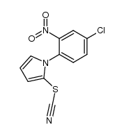 N-(4-Chloro-2-nitrophenyl)-2-thiocyanatopyrrole结构式