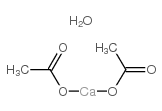 calcium acetate hydrate Structure
