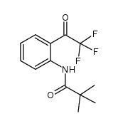 N-[2-(trifluoroacetyl)phenyl]-2,2-dimethylpropionamide结构式