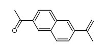 2-acetyl-6-isopropenylnaphthalene Structure